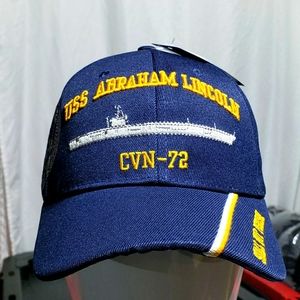 MILITARY U.S. NAVY USS ABRAHAM LINCOLN Hat